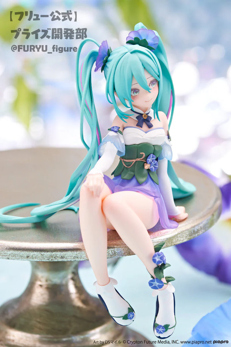 Hatsune Miku - Noodle Stopper Prize Figure - Flower Fairy - Asagao - Image 4