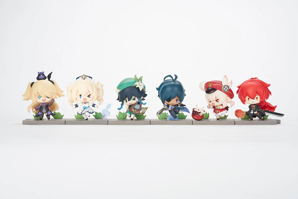 Genshin Impact - Battle Scene Collection Figure Mondstadt Edition - Small Figure (Set of 6)