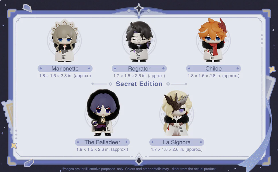 Genshin Impact - Fatui Harbinger Series Chibi Blind Box Figure - Image 5