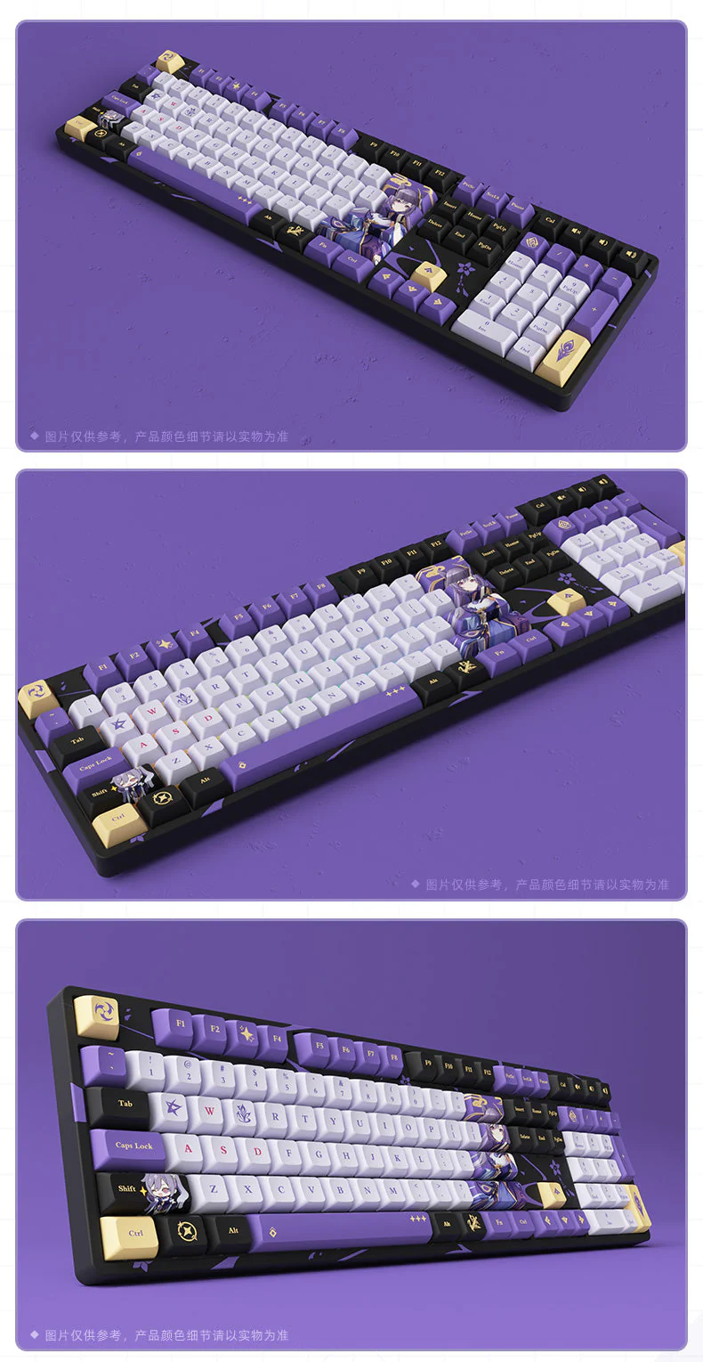 Genshin Impact - Keqing - Mechanical Keyboard - Image 4
