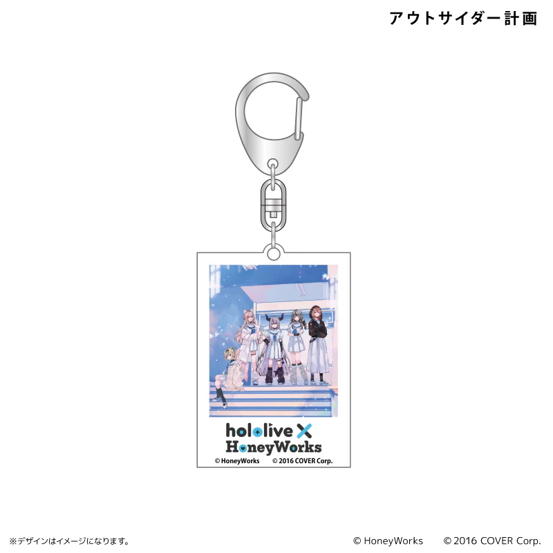 Hololive x HoneyWorks Acrylic Keychain - Image 4