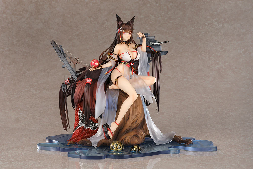 (Pre-Order) Amagi Wending Waters, Serene Lotus Ver. Azur Lane - 1/7 Scale Figure Special Edition W/Acrylic Display Case - Image 9