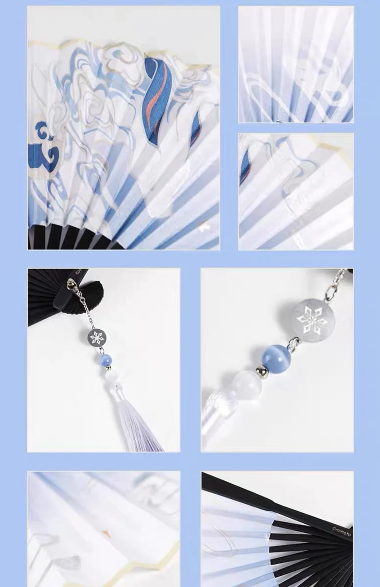 Genshin Impact - Ganyu Impression Folding Fan - Image 5