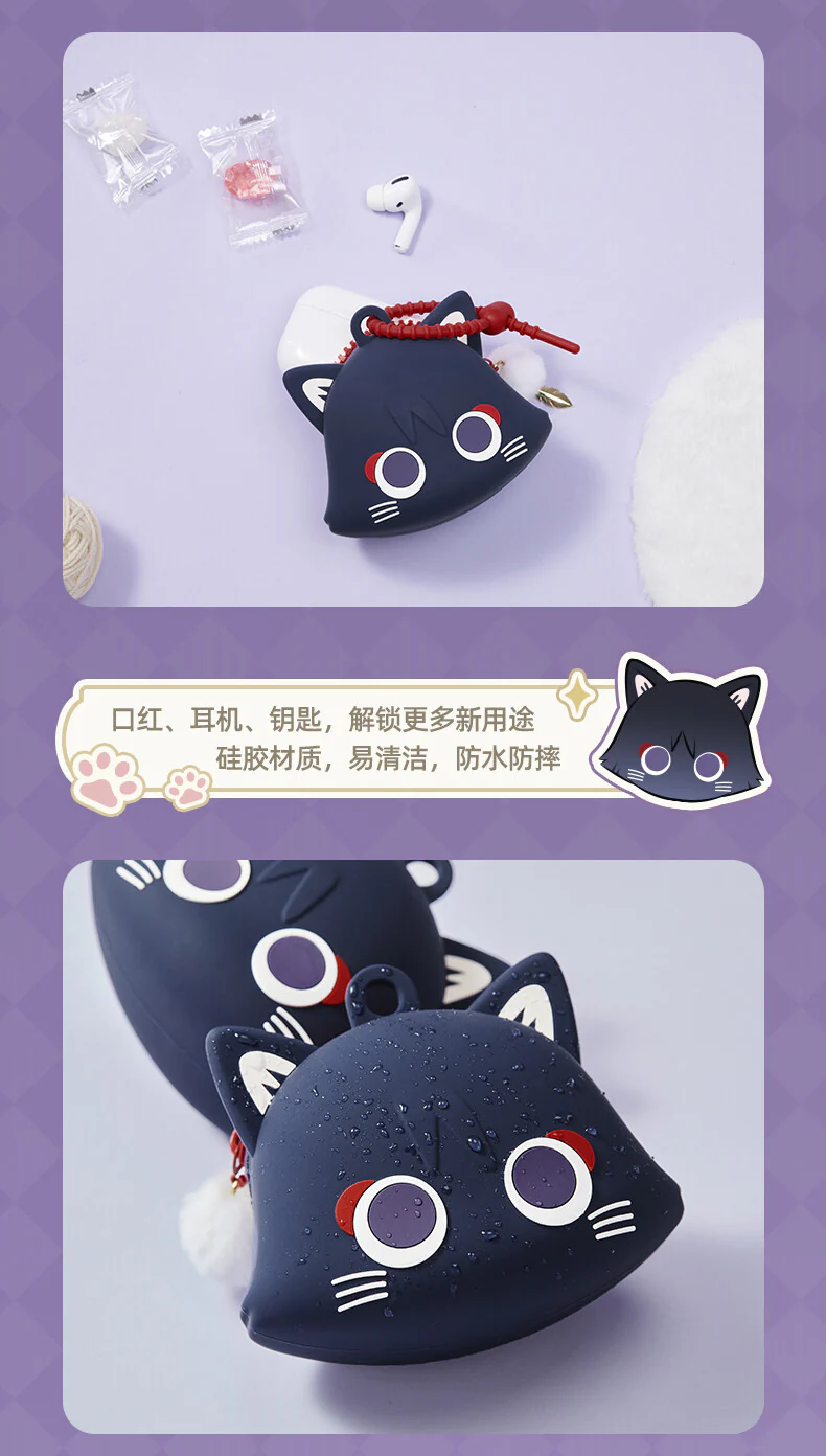 Genshin Impact - Wanderer Fairy Tale Cat Series Mini Silicone Pouch - Image 3