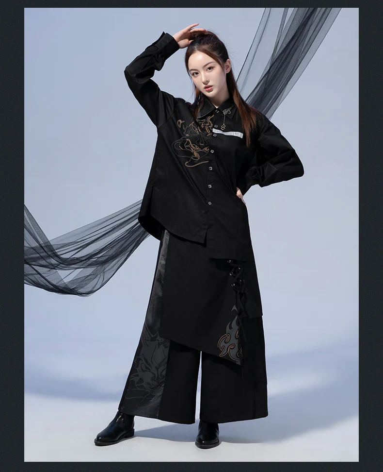 (Pre-Order) Genshin Impact - Xiao Series - Culottes - Image 5