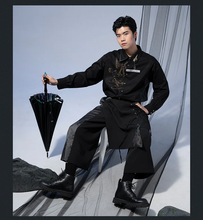 (Pre-Order) Genshin Impact - Xiao Series - Dress Shirt - Image 4