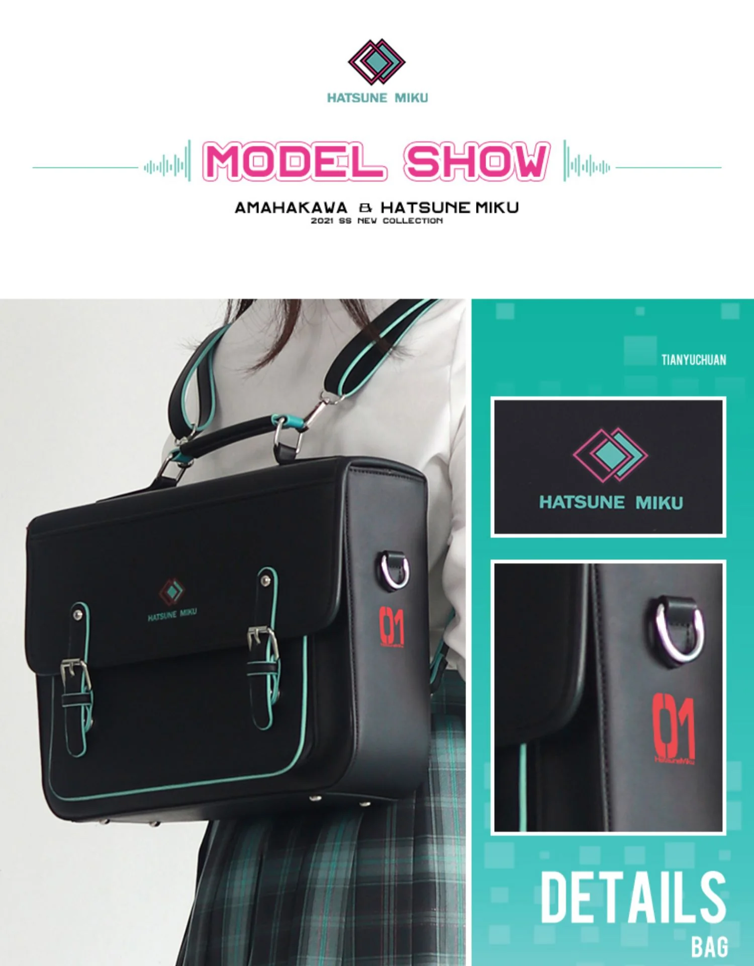 Hatsune Miku - Amahakawa x Hatsune Miku - Briefcase - Image 6