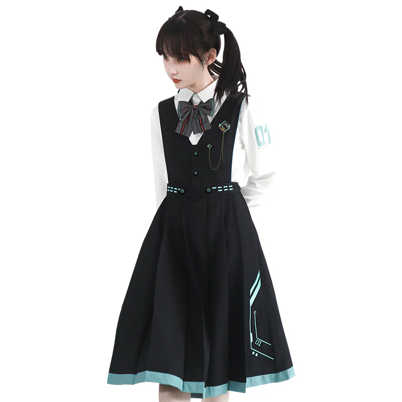 Hatsune Miku - Amahakawa x Hatsune Miku - Overall Skirt - Image 5