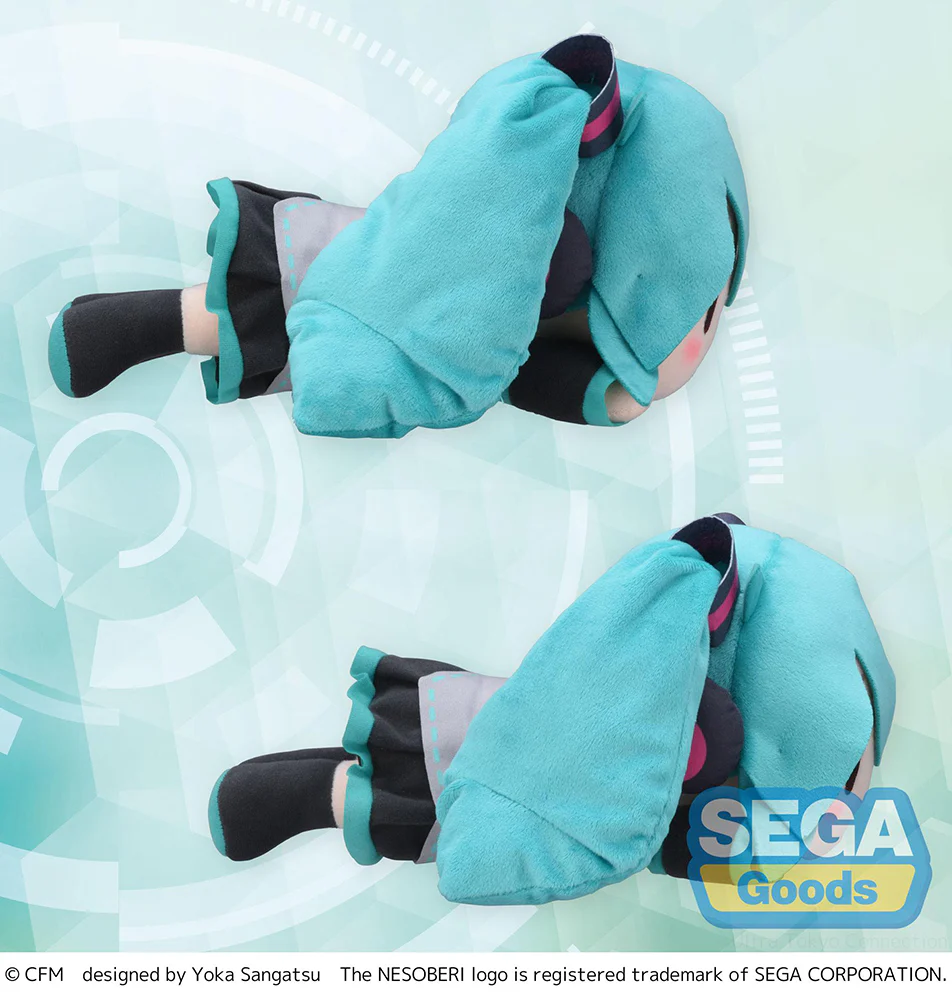 Hatsune Miku - fuwa petit NESOBERI (Lay-Down) - M Plush - Image 4