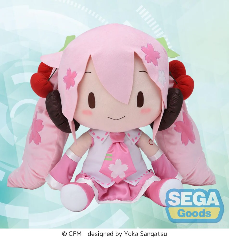 (Pre-Order) Hatsune Miku - fuwa petit "Sakura Miku" Dodeka Jumbo Plush - Image 3