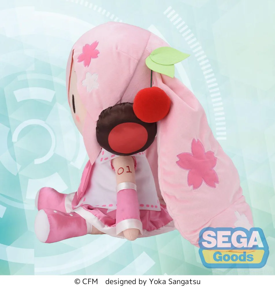(Pre-Order) Hatsune Miku - fuwa petit "Sakura Miku" Dodeka Jumbo Plush - Image 5