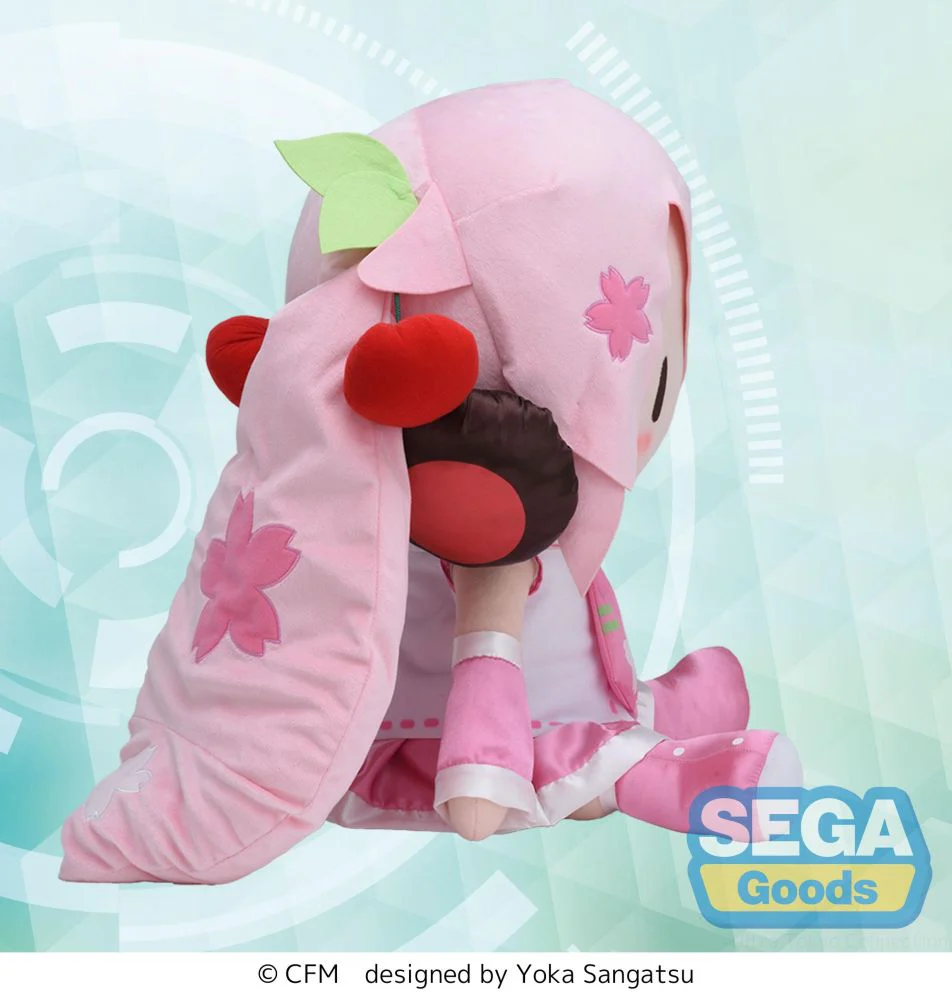 (Pre-Order) Hatsune Miku - fuwa petit "Sakura Miku" Dodeka Jumbo Plush - Image 6