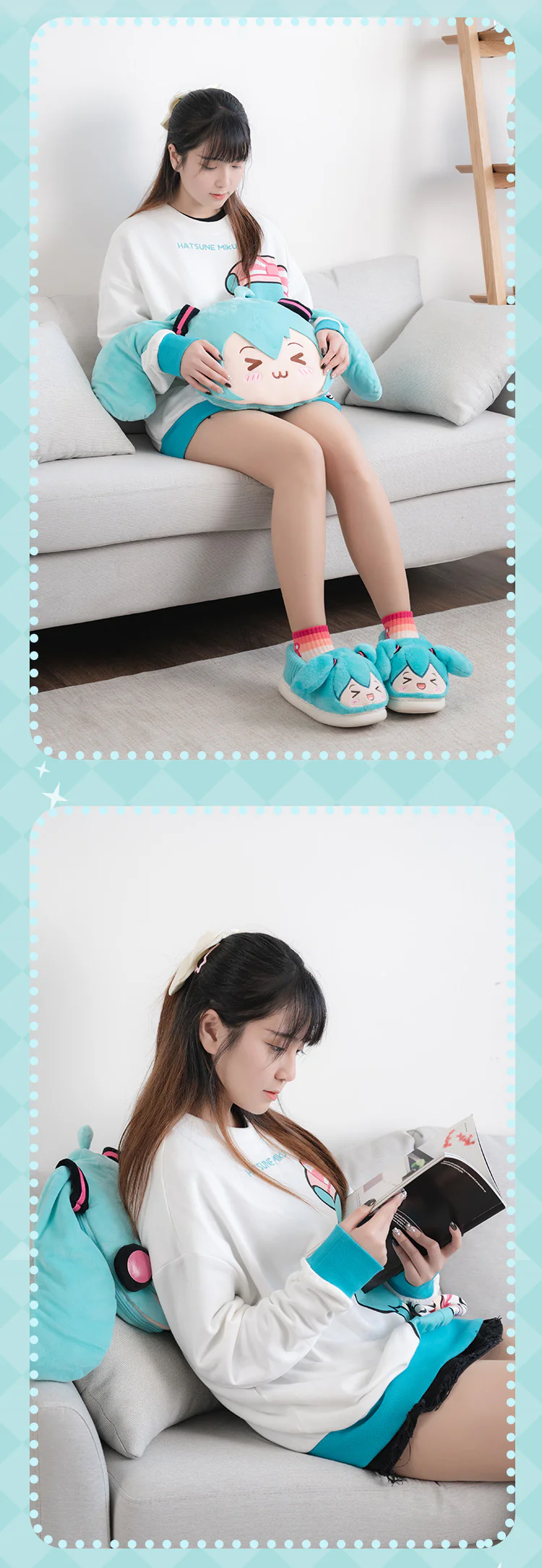 Hatsune Miku - Interchangeable Plush Blanket - Image 9