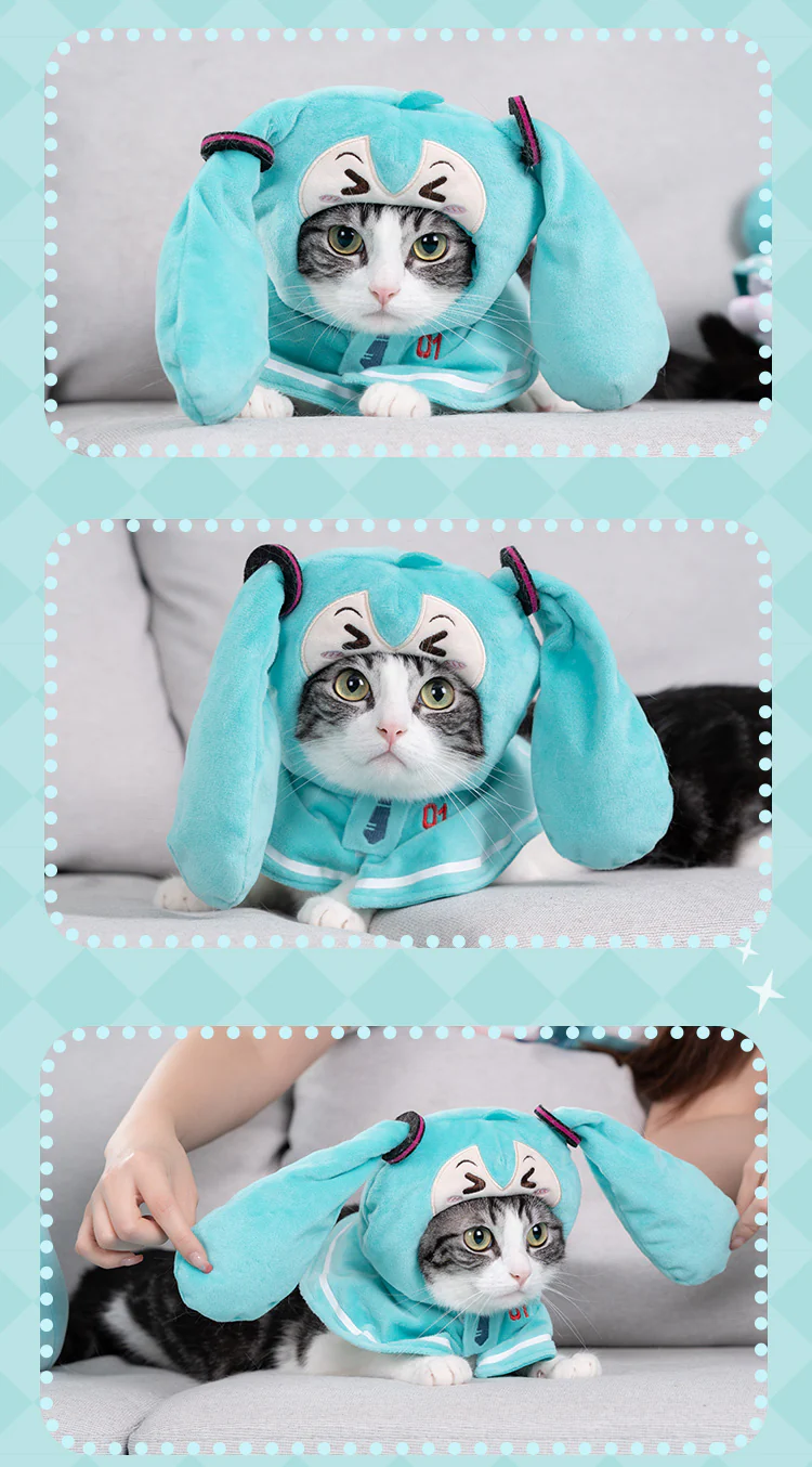 Hatsune Miku - Mini Puppet Shawl/ Blanket - Image 7