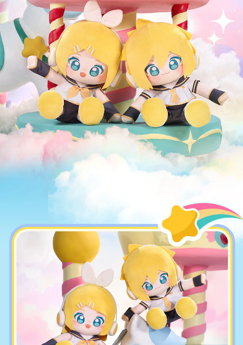 Hatsune Miku - Minidoll - WOW 35cm Huhu Plushy - Image 9