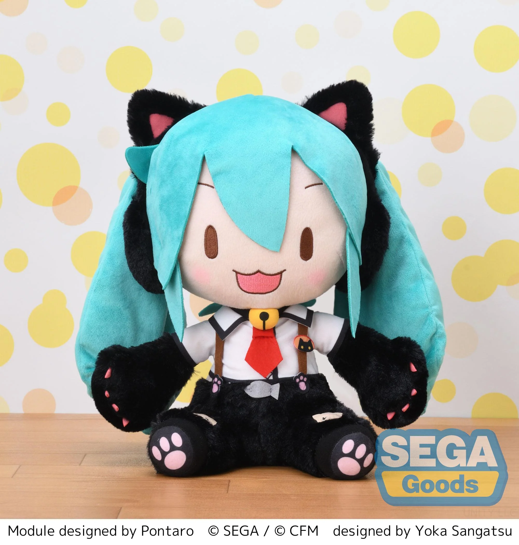 (Pre-Order) Hatsune Miku - Project DIVA Arcade Future Tone" LL Plush - Kitty Cat