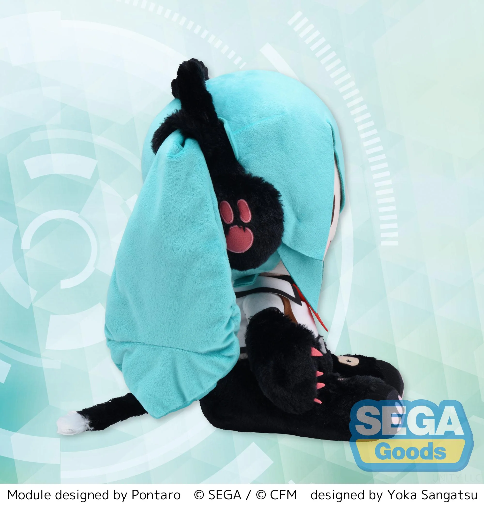 (Pre-Order) Hatsune Miku - Project DIVA Arcade Future Tone" LL Plush - Kitty Cat - Image 3