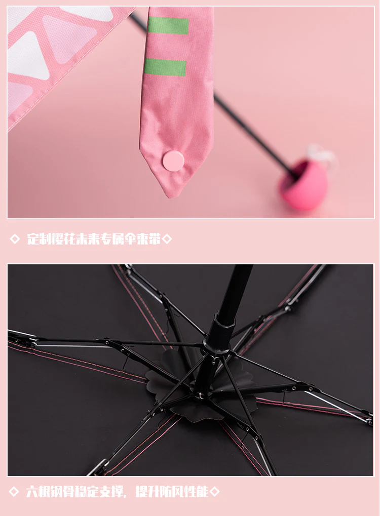 Hatsune Miku - Sakura Miku Series - Compact Umbrella - Image 8