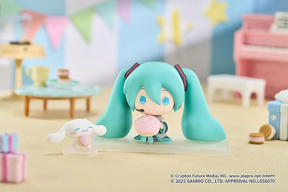 (Pre-Order) Hatsune Miku x Cinnamoroll Collectible - Chibi Figure Blind Box - Image 5