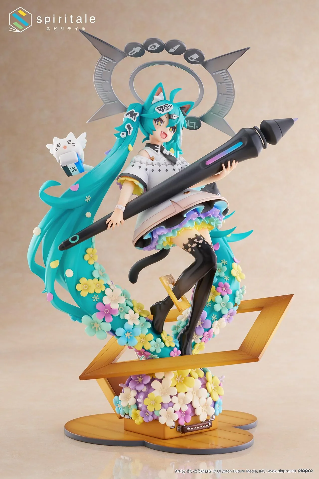 (Pre-Order) Hatsune Miku x Naoki Saito My Figure Making! - The Painter ver.- 1/7 Scale Figure (Single Shipment) - Image 5