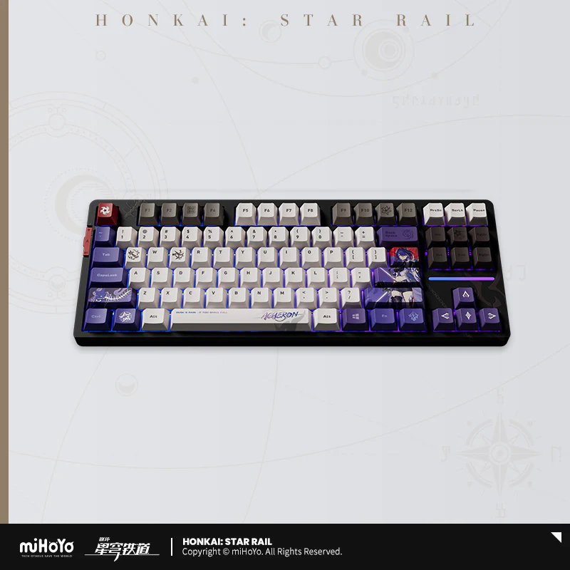 (Pre-Order) Honkai: Star Rail - Acheron RGB Mechanical Keyboard - Image 3
