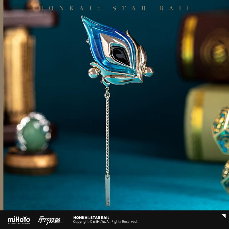 Honkai: Star Rail - Aventurine Theme - Brooch - Image 4