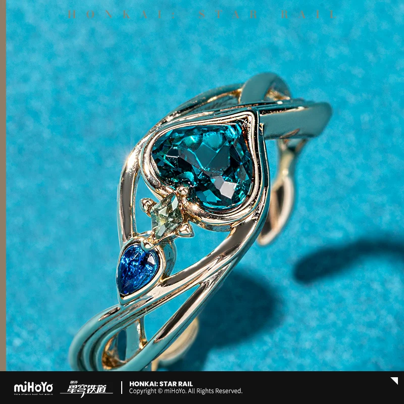 Honkai: Star Rail - Aventurine Theme - Ring Set - Image 3