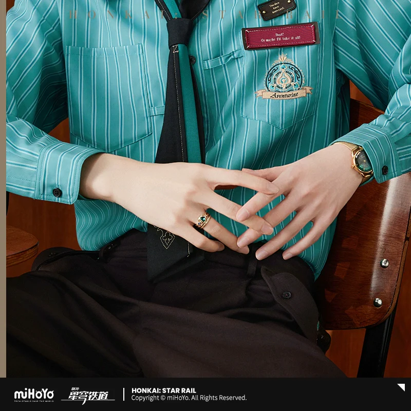 Honkai: Star Rail - Aventurine Theme - Ring Set - Image 6