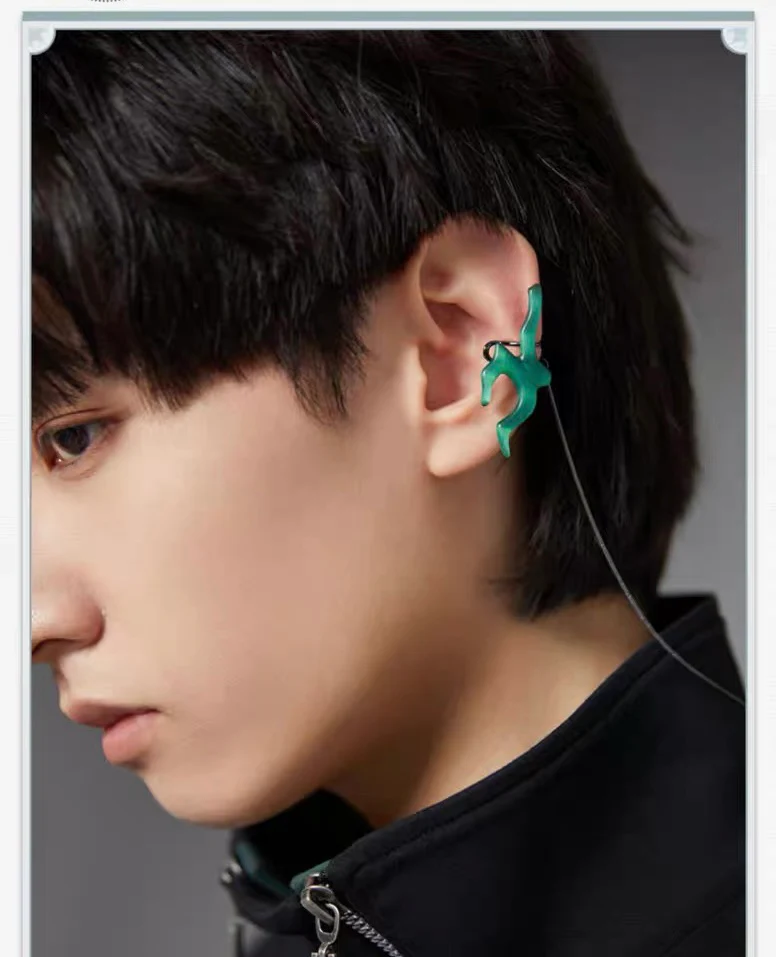 (Pre-Order) Honkai: Star Rail - Danheng Theme Impression - Ear Clip/Necklace - Image 9