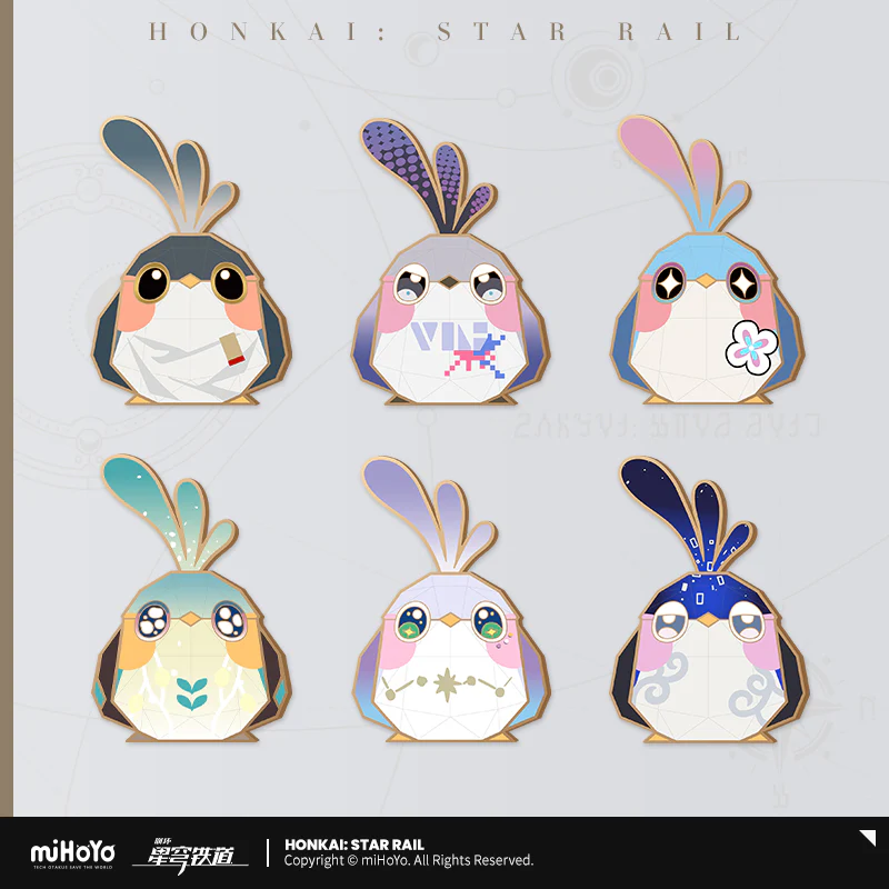 Honkai: Star Rail - Origami Bird Clash Series - Enamel Bookmark - Image 2