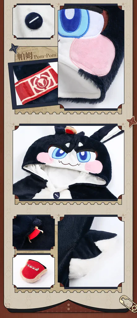 Honkai: Star Rail - Pom-Pom Plush Shawl Blanket - Image 8