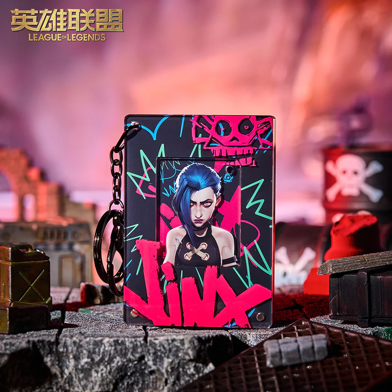 League of Legends - Arcane - Jinx Acrylic Keychain - Image 3