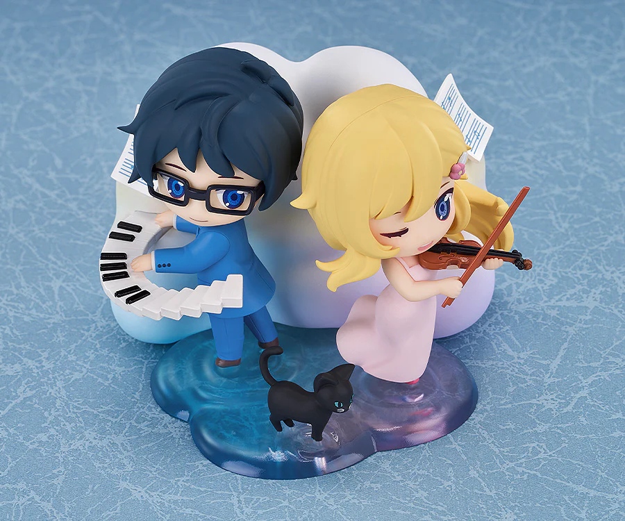 (Pre-Order) Your Lie in April - Qset+ Kaori Miyazono & Kosei Arima - Chibi Figure - Image 4