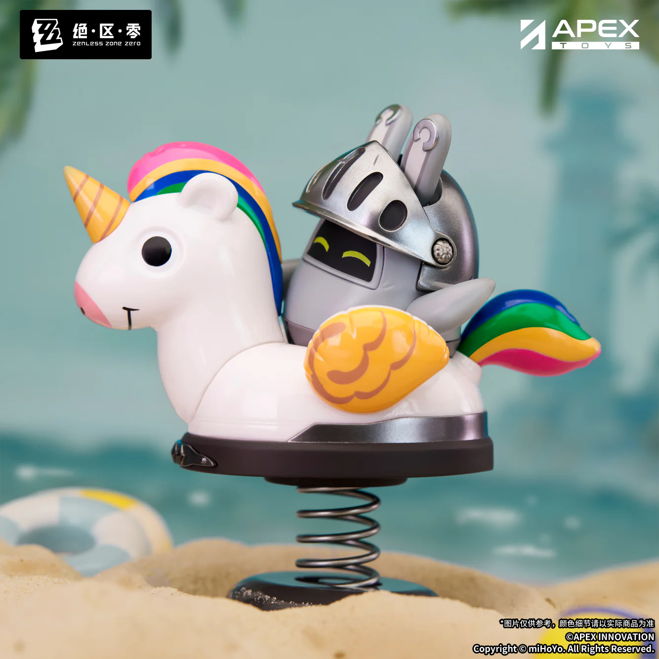 (Pre-Order) Zenless Zone Zero - Happy Shake - Springy Bangboo - Chibi Figure - Knightboo - Image 3